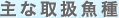 主な取扱魚種